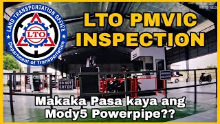 LTO PMVIC INSPECTION bumalik na | Mody5 powerpipe Makapasa kaya? | Sniper150 LTO registration