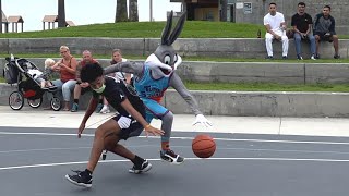 Bugs Bunny 1v1 Basketball at Venice Beach [Space Jam IRL]