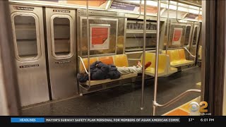 Homeless advocates voice opposition to Mayor Eric Adams' aggressive subway safety plan