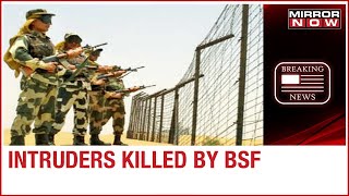 BSF kills intruders at the Atari border of Punjab;  AK rifles \u0026 drugs recovered