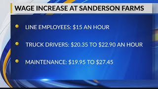 Sanderson Farm wage increase