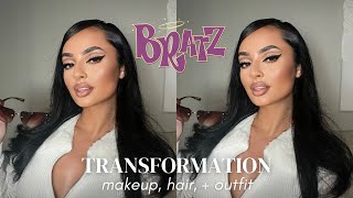 TURNING MYSELF INTO A BRATZ DOLL | FULL TUTORIAL, MAKEUP, HAIR + OUTFIT