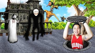 NẾU SLENDERMAN CHƠI TRỐN TÌM TRONG CĂN NHÀ MA | Thử Thách SlenderMan