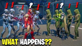 What Happens if Iron Man's Army Meet Doom's Army in Fortnite! - Civil War Fortnite