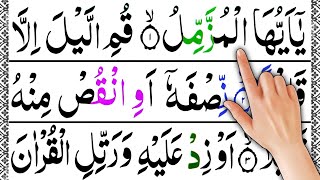 Online Learn Quran | Surah Al Muzammil | By Qari Abdul Basit | Tilawat e Quran Surah Muzammil