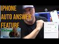 How-to turn iPhone Auto Answer Feature on and off
