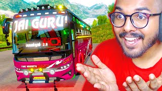 JAI GURU Gandharvan 2.0 Tourist Bus Accident ??? | ETS 2 Mods | RANDOMIZED