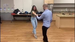 Stanford Bachata Sensual (SBSBZ): Rompo Detras with Elegant Swirly Hand, Broken Body Isolation