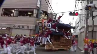 20170916027 曳出し 紙屋町中北町 貝源小門 岸和田だんじり祭