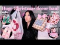 HUGE CHRISTMAS DECOR HAUL 2024 | it’s timeeeeee!! ( Burlington, Tj maxx, Ross, BBW, etc.) 🎀🎄