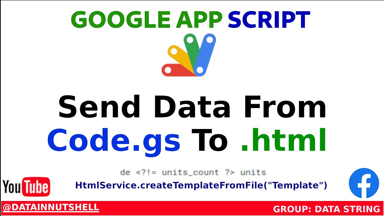 How To Transfer Data From Google Sheets To Html Template | Use ...