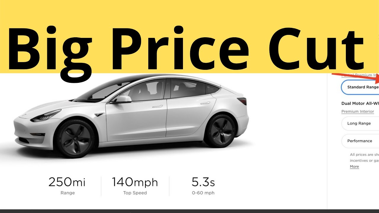 How Much Tesla Cut Prices Of Model 3, Model S And Model X - YouTube