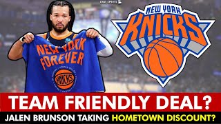 🚨 Jalen Brunson Signing MASSIVE TEAM FRIENDLY Deal? Tom Thibodeau Extension? | Knicks News, Rumors