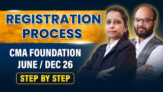 CMA Foundation Registration Process June/Dec 26 |How to Register in ICMAI | CMA Registration Process