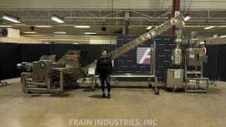 Complete Food Processing Line | Tote Dumper, Screw Conveyor & Urschel 1700 Mill System
