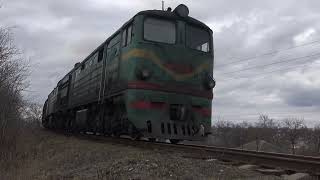 2ТЭ10Л-792А/2394Б [CFM] Грузовой поезд | Freight train