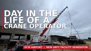 Liebherr LTM 1110 Sets 70,000 lbs at DFW Airport's New Fire Station