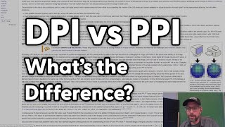 DPI vs PPI