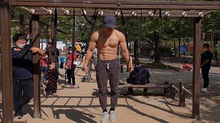 흔한 일반인들이 길거리운동을 했을때 생기는 일(StreetWorkout In Public - Park)