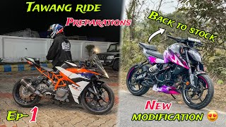 Tawang / Arunachal ride preparation 😍 new display cover for Gen-3 Duke’s // Rc 390 motovlog ❣️ Ep-1