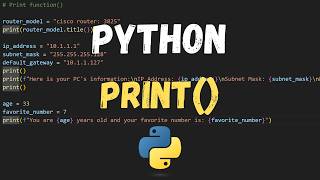 Python print() Function Explained for Beginners (Episode 1)