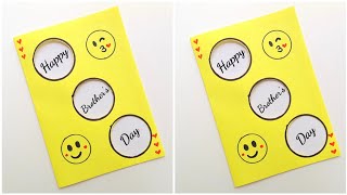 Cute Brother's Day Card Idea • handmade brother's day greeting card • how to make brother's day card