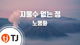 [TJ노래방] 지울수없는정 - 노명화 / TJ Karaoke