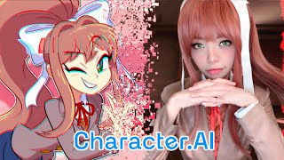 Monika vs Monika A.I. 💔 (Character.AI)