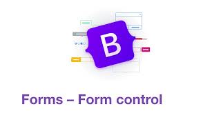 Bootstrap 5: Forms - Form control
