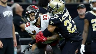 Mike Evans, Marshon Lattimore ejected after fight breaks out in Tampa Bay Buccaneers vs New Orleans
