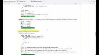 Daniel Liang Java Chapter 13 Multiple Choice Questions Part 2