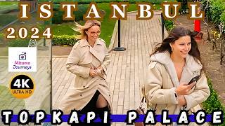 Exploring Istanbul's Topkapi Palace Museum: A Stunning 4k Walking Tour Of City Center Attractions!