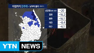 [날씨] 추위 낮부터 풀려...설 연휴까지 한파 없어 / YTN