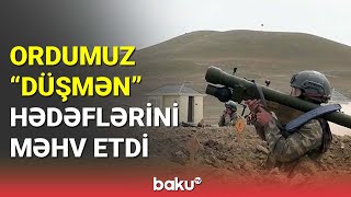 Ordumuz şərti düşmənin hava hədəflərini məhv etdi