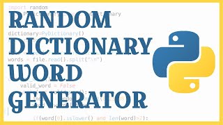 Vocabulary Word Generator with Python