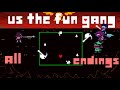 Deltarune Vs. The Fun Gang all endings