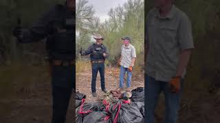 Casa Grande Illegal Immigration Cleanup Video with Sheriff Lamb