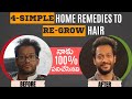 4 simple home remedies that worked for me to regrow hair in Telugu