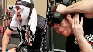 THE SECRET TO CANELO'S IRON CHIN - CANELO BUILDING NECK STRENGTH IN NECK WORKOUT