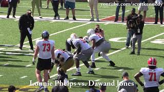 OL/DL 1v1 Highlights Reese's Senior Bowl Day 1 \