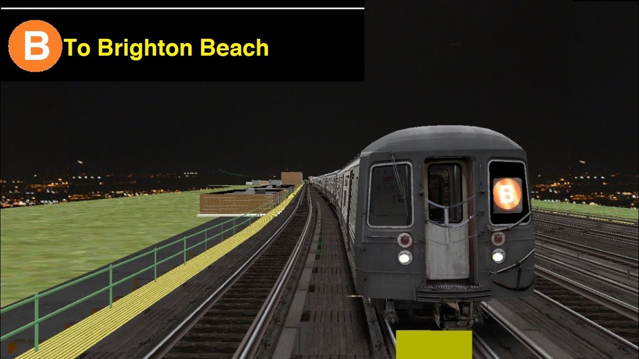 OpenBVE (B) Harlem-145 Street To Brighton Beach (R68-A Mix) - YouTube