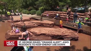 St. George issues 'orange alert', asking residents to use less energy