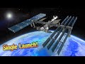 KSP: Building the International Space Station in ONE Launch!