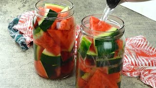 How to store watermelon in a jar: the easy recipe to follow step by step!