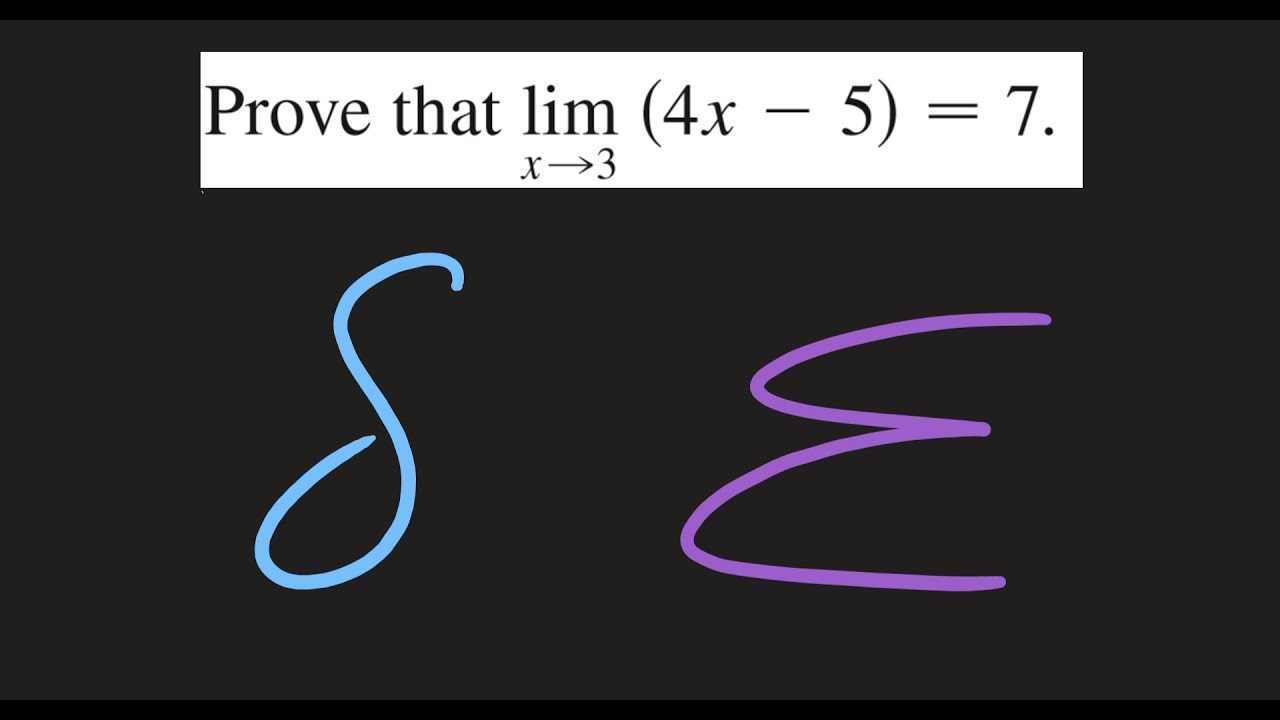 Precise Definition Of A Limit (calc 1) - YouTube