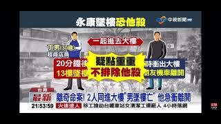 2023-05-03中視2100整點新聞-永康男子墜13樓身亡 母哭斷腸＂2疑點＂驚爆恐他殺