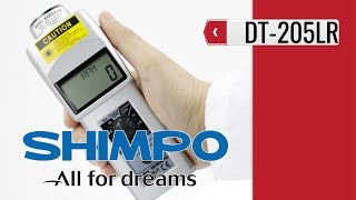 Shimpo DT-205LR - Contact/non-contact LCD Tachometer