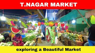 Exploring T. Nagar Market | 4K Walking Tour