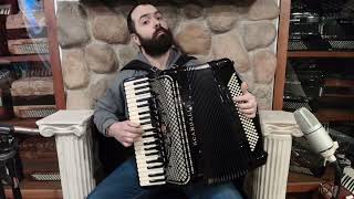 NEW Black Scandalli Super VI Balkan Artigiana Piano Accordion LMMH 41 120 $10499