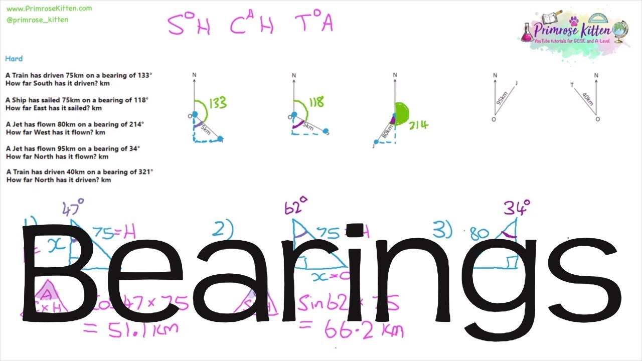 Bearings | Revision For Maths GCSE And IGCSE - YouTube